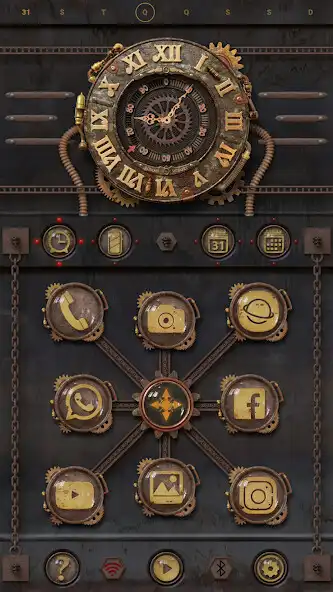 Play Steampunk Widgets (KWGT) e Live Wallpaper (KLWP)  and enjoy Steampunk Widgets (KWGT) e Live Wallpaper (KLWP) with UptoPlay