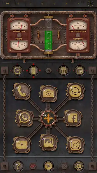 Play Steampunk Widgets (KWGT) e Live Wallpaper (KLWP) as an online game Steampunk Widgets (KWGT) e Live Wallpaper (KLWP) with UptoPlay