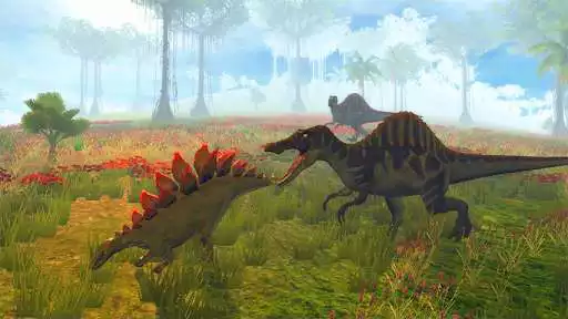 Play Stegosaurus Simulator as an online game Stegosaurus Simulator with UptoPlay