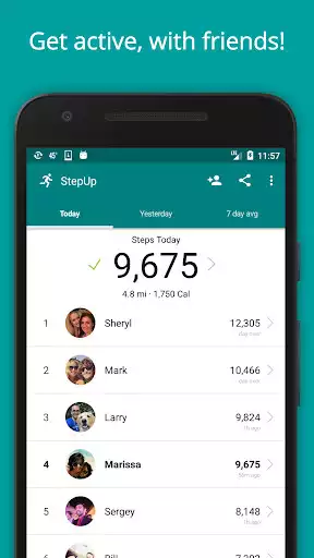 العب متتبع الخطوات StepUp Pedometer: Step Up Fitness! واستمتع بـ StepUp Pedometer Step Tracker: Step Up Fitness! مع ابتوبلاي