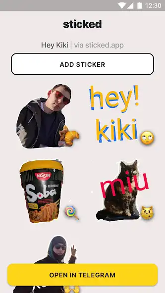 Play Sticked, the Telegram stickers as an online game Sticked, the Telegram stickers with UptoPlay