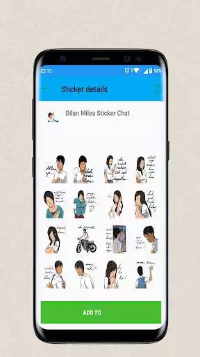 Play Sticker Cinta Dilan Milea as an online game Sticker Cinta Dilan Milea with UptoPlay