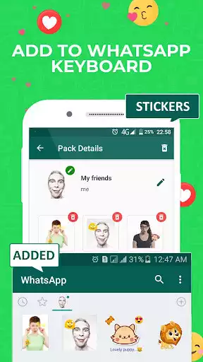 Play Sticker Maker for WhatsApp as an online game Sticker Maker for WhatsApp with UptoPlay