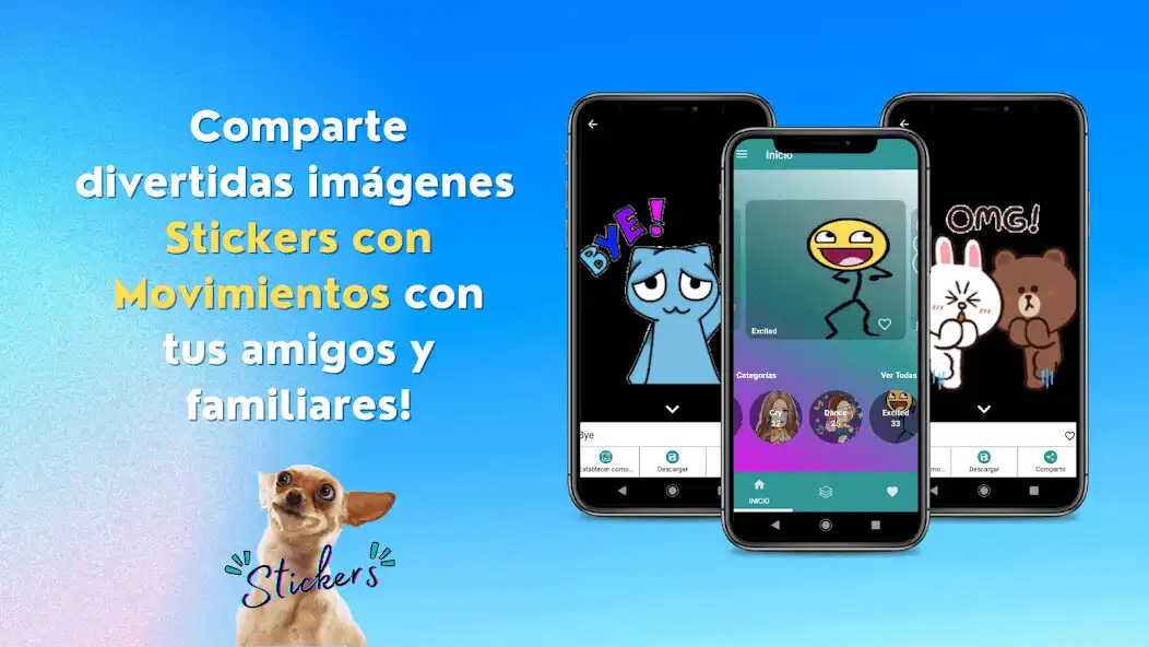 Play Stickers con Movimientos as an online game Stickers con Movimientos with UptoPlay