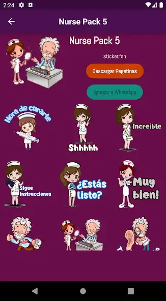 Play Stickers de Enfermeria  and enjoy Stickers de Enfermeria with UptoPlay