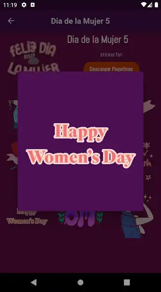 Play Stickers del dia de la Mujer  and enjoy Stickers del dia de la Mujer with UptoPlay