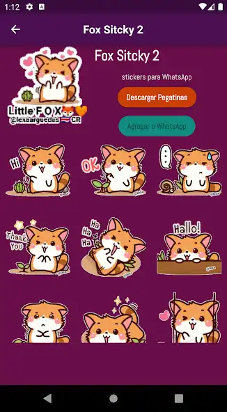 Play Stickers de Zorros para WA as an online game Stickers de Zorros para WA with UptoPlay