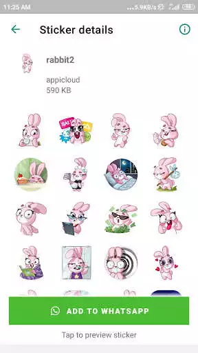 Play Stickers Hares WASticker as an online game Stickers Hares WASticker with UptoPlay