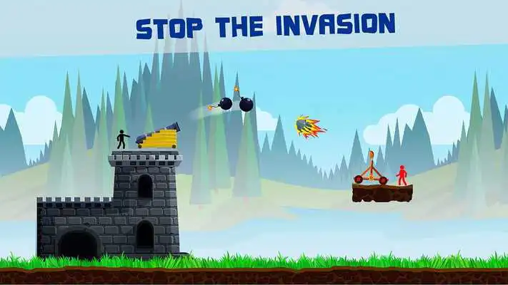 Play Stickman Catapult Simulator - War Archery Master