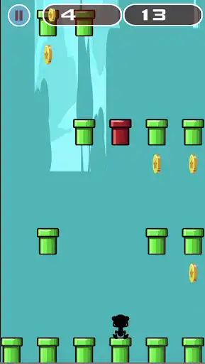 Play Stickman Jump Pipe as an online game Stickman Jump Pipe with UptoPlay