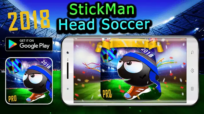 Play stickman soccer head