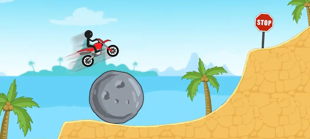 Play Stickman X3M Bike Race Game as an online game Stickman X3M Bike Race Game with UptoPlay