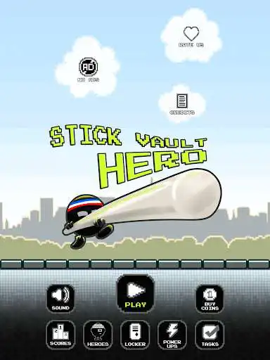 Play Stick Vault Hero