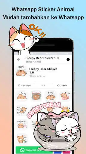 Play Stiker WA Bergerak Lucu Whatsapp Sticker Animal  and enjoy Stiker WA Bergerak Lucu Whatsapp Sticker Animal with UptoPlay