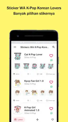 Play Stiker WA Lucu Korean Kpop Funny Sticker Whatsapp  and enjoy Stiker WA Lucu Korean Kpop Funny Sticker Whatsapp with UptoPlay