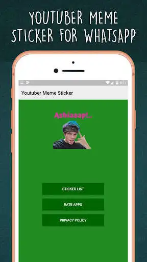 Play Stiker WAStickersApps Youtuber Indonesia 2019  and enjoy Stiker WAStickersApps Youtuber Indonesia 2019 with UptoPlay