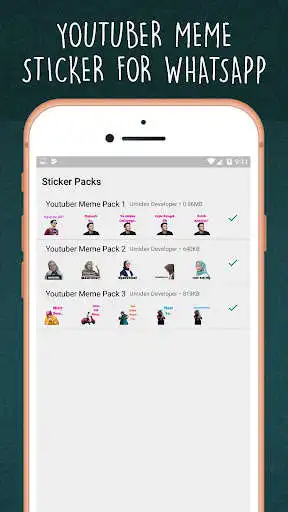 Play Stiker WAStickersApps Youtuber Indonesia 2019 as an online game Stiker WAStickersApps Youtuber Indonesia 2019 with UptoPlay