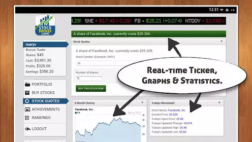 Play Stock Broker Game - $10K free!  and enjoy Stock Broker Game - $10K free! with UptoPlay