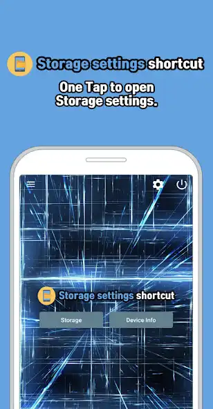 Play Storage settings shortcut  and enjoy Storage settings shortcut with UptoPlay