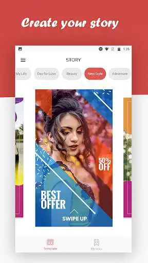 Play Story Creator: Insta Story art for Instagram as an online game Story Creator: Insta Story art for Instagram with UptoPlay