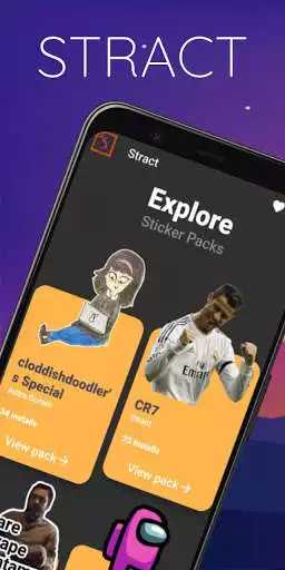 Play Stract- Stickers for signal messenger and telegram  and enjoy Stract- Stickers for signal messenger and telegram with UptoPlay