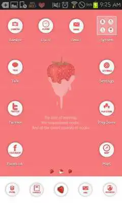 Play Strawberry milk go launcher