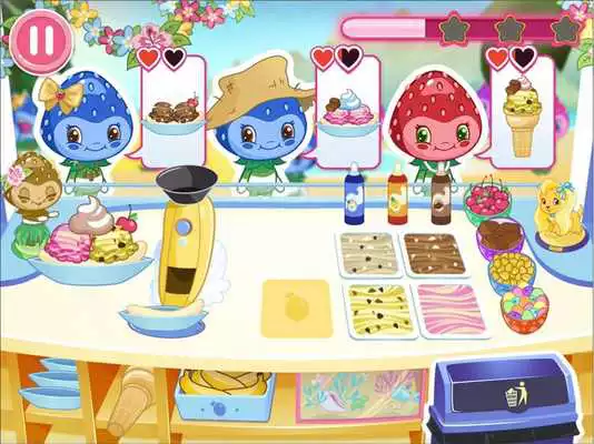 Play Strawberry Shortcake Ice Cream Island