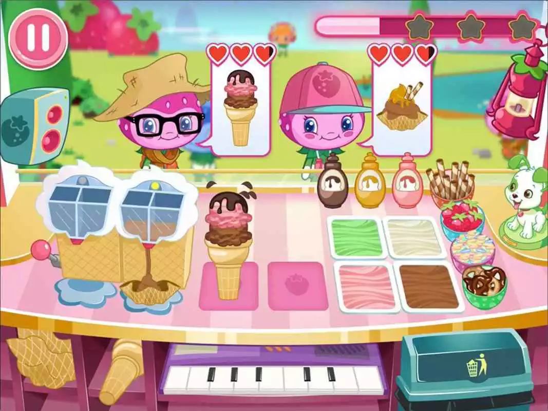 Play Strawberry Shortcake Ice Cream Island