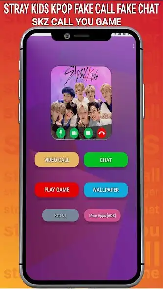 Play Stray Kids Fake Call Fake Chat as an online game Stray Kids Fake Call Fake Chat with UptoPlay