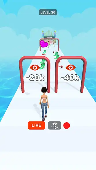 Play Streamer Rush Streamer Life 3D as an online game Streamer Rush Streamer Life 3D with UptoPlay