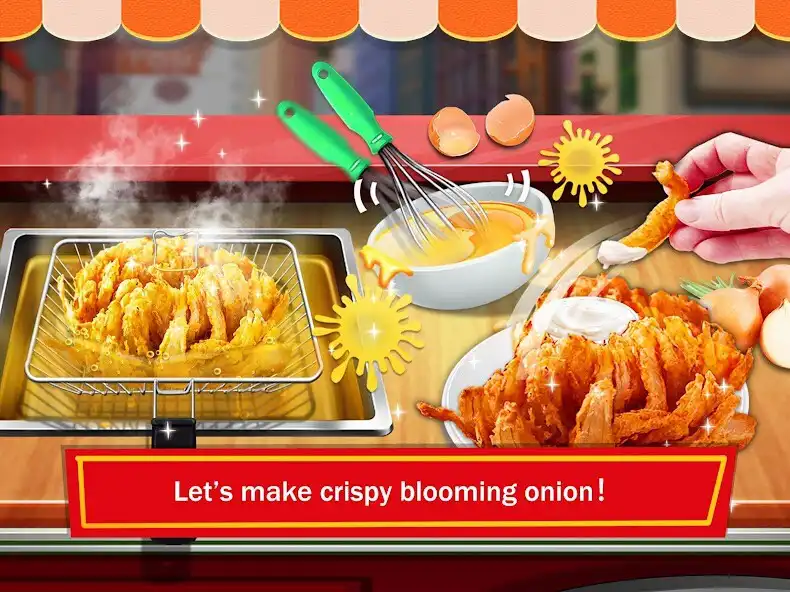 Play Street Food: Deep Fried Foods Maker Cooking Games as an online game Street Food: Deep Fried Foods Maker Cooking Games with UptoPlay