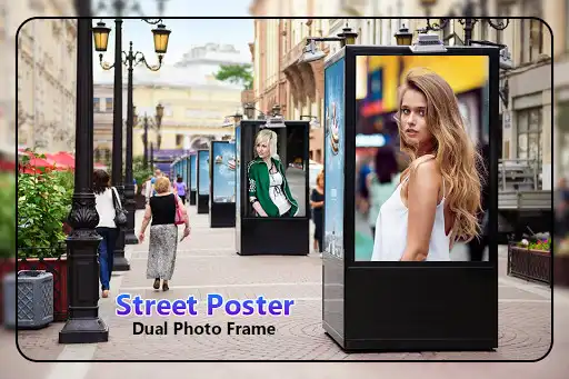 Play Street Poster Dual Photo Frame