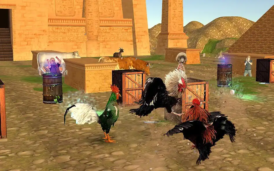 Play Street Rooster Fight Kung Fu as an online game Street Rooster Fight Kung Fu with UptoPlay