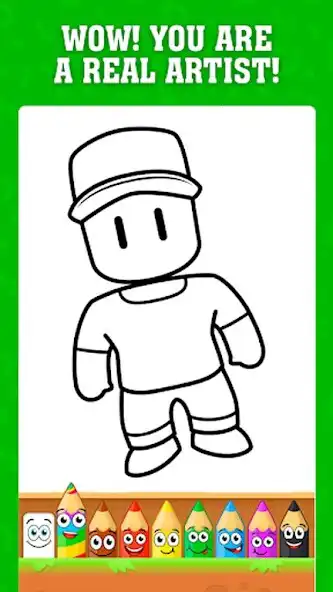 Play Stumble Guys Coloring Game  and enjoy Stumble Guys Coloring Game with UptoPlay