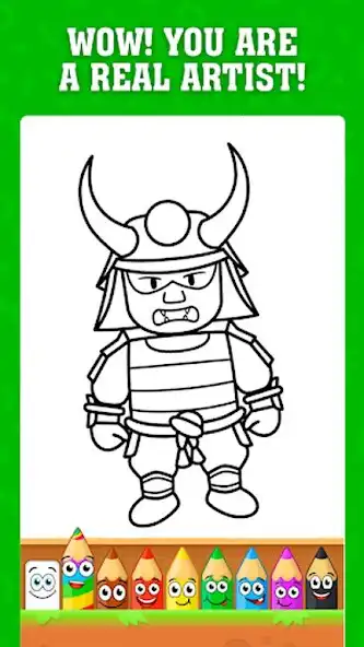 Play Stumble Guys Coloring Game as an online game Stumble Guys Coloring Game with UptoPlay