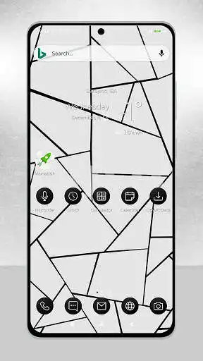 Play Stunning Black&White Theme for Monadon Launcher  and enjoy Stunning Black&White Theme for Monadon Launcher with UptoPlay