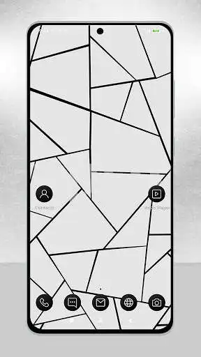 Play Stunning Black&White Theme for Monadon Launcher as an online game Stunning Black&White Theme for Monadon Launcher with UptoPlay