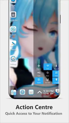 Play Stylish Azure Blue Theme for S10 as an online game Stylish Azure Blue Theme for S10 with UptoPlay