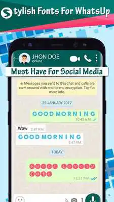 Play Stylish Fonts For Whatsapp 2018