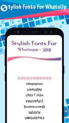 Play Stylish Fonts For Whatsapp 2018