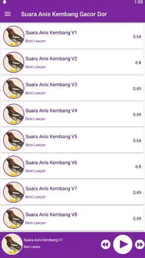 Play Suara Anis Kembang Gacor Dor  and enjoy Suara Anis Kembang Gacor Dor with UptoPlay