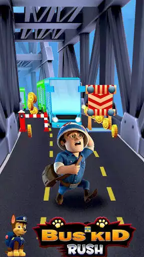 Play Subway Bus Kid Rush as an online game Subway Bus Kid Rush with UptoPlay