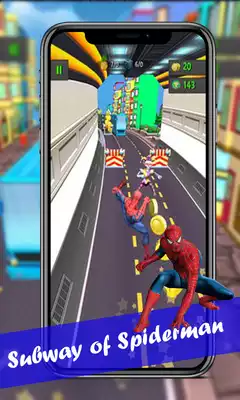 Play Subway Spider Rush 3D