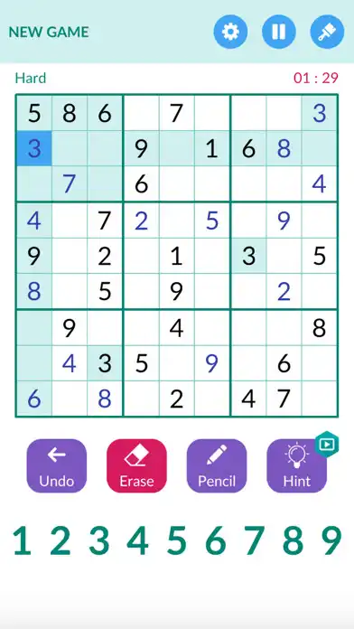 Play Sudoku - Classic Logic Game as an online game Sudoku - Classic Logic Game with UptoPlay