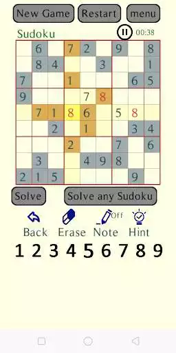 Play Sudoku Solver & Player  and enjoy Sudoku Solver & Player with UptoPlay