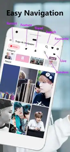 Play Suga Wallpaper & Lockscreen as an online game Suga Wallpaper & Lockscreen with UptoPlay