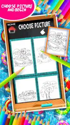 Play Summer Coloring Book as an online game Summer Coloring Book with UptoPlay