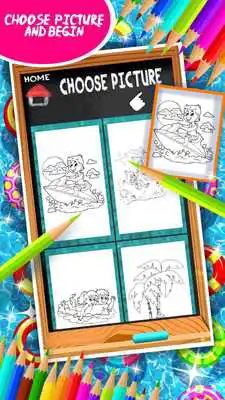 Play Summer Coloring Book