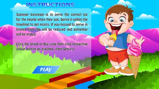 Play Summer Ice cream Shop as an online game Summer Ice cream Shop with UptoPlay