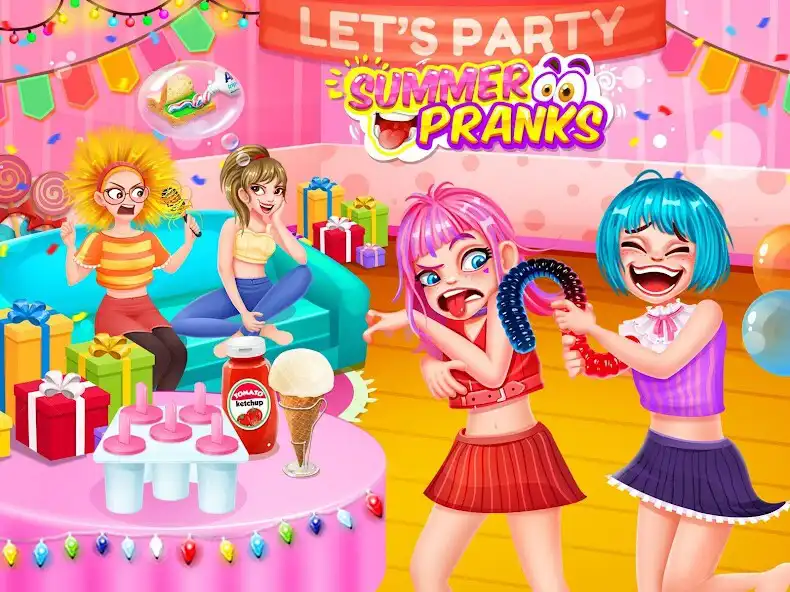 Play APK Summer Pranks - BFF Crazy Prank War  and enjoy Summer Pranks - BFF Crazy Prank War with UptoPlay com.fungalaxymedia.android_summerpranks